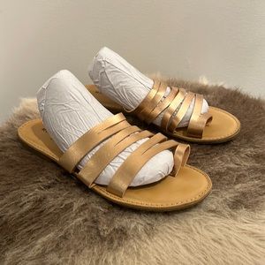 Gold Sandals